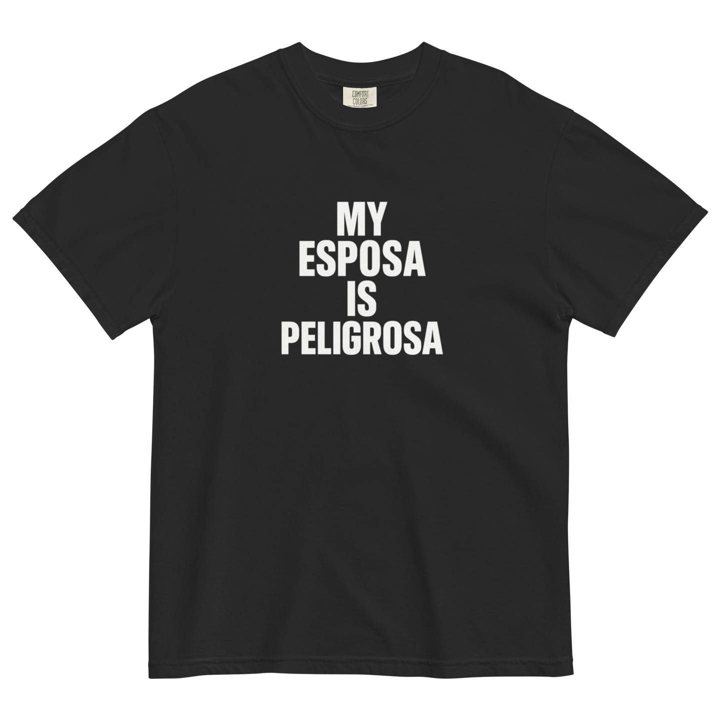 My Wife is Dangerous Heavyweight T-shirt